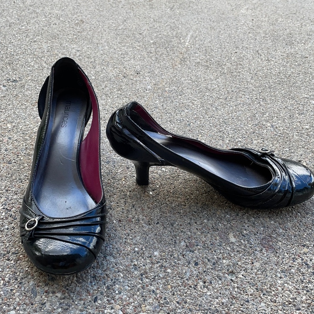 Maurices black heel size 8.5